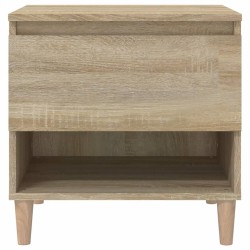 Table de chevet Chêne sonoma 50x46x50 cm Bois d'ingénierie 
