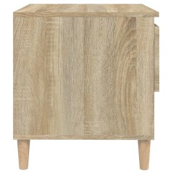 Table de chevet Chêne sonoma 50x46x50 cm Bois d'ingénierie 