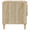 Table de chevet Chêne sonoma 50x46x50 cm Bois d'ingénierie 