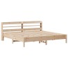 Cadre de lit sans matelas 180x200 cm bois massif de pin 