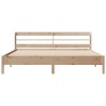 Cadre de lit sans matelas 180x200 cm bois massif de pin 