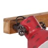 Lampe murale 25 W rouge délavé 45x25 cm E27 