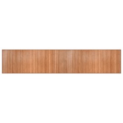Tapis rectangulaire naturel 80x400 cm bambou 