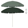 Parasol de plage vert 300 cm 