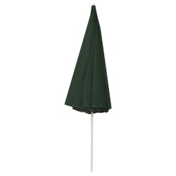 Parasol de plage vert 300 cm 