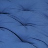 Coussin de plancher de palette Coton 120x40x7 cm Bleu clair 
