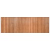 Tapis rectangulaire naturel 100x300 cm bambou 