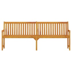 Banc de jardin 219 cm Bois d'acacia solide 