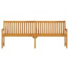 Banc de jardin 219 cm Bois d'acacia solide 