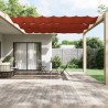 Auvent vertical Terre cuite 180x800 cm Tissu oxford 
