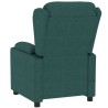 Fauteuil inclinable électrique Vert foncé Tissu 