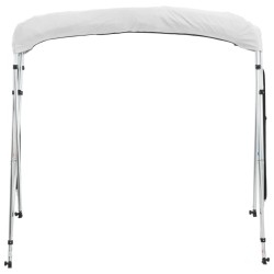 Toit bimini à 4 arceaux parois latérales 243x(170-182)x137 cm 