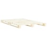 Cadre de lit de palette sans matelas 160x200 cm bois massif pin 
