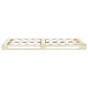 Cadre de lit de palette sans matelas 160x200 cm bois massif pin 