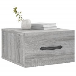 Tables de chevet murales 2 pcs sonoma gris 35x35x20 cm 