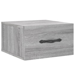 Tables de chevet murales 2 pcs sonoma gris 35x35x20 cm 