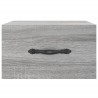 Tables de chevet murales 2 pcs sonoma gris 35x35x20 cm 