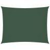 Voile de parasol tissu oxford rectangulaire 3,5x4,5m vert foncé 