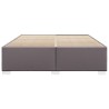 Cadre de lit sans matelas gris 180x200 cm similicuir 
