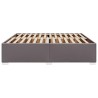 Cadre de lit sans matelas gris 180x200 cm similicuir 