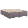Cadre de lit sans matelas gris 180x200 cm similicuir 