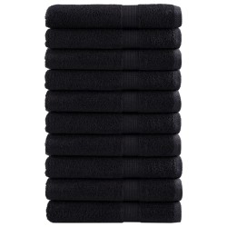 Serviettes de qualité supérieure SOLUND 10 pcs noir 600 g/m² 