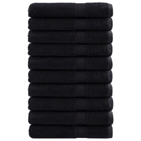 Serviettes de qualité supérieure SOLUND 10 pcs noir 600 g/m² 