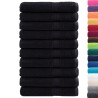 Serviettes de qualité supérieure SOLUND 10 pcs noir 600 g/m² 