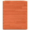 Jardinière cire marron 60x60x72 cm bois de pin massif 