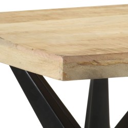 Table à manger 120x60x76 cm Bois de manguier massif 