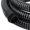 Tuyau d'aspiration avec raccords en laiton noir 1,1" 3 m PVC 