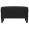 Banc Noir 70x35x41 cm Similicuir 