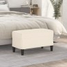 Banc Crème 70x35x41 cm Velours 