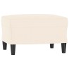 Banc Crème 70x35x41 cm Velours 