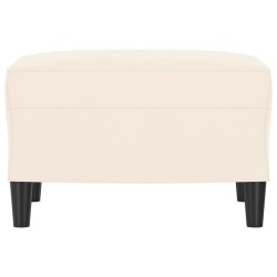 Banc Crème 70x35x41 cm Velours 