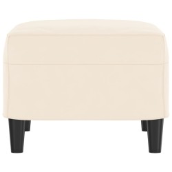 Banc Crème 70x35x41 cm Velours 