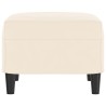 Banc Crème 70x35x41 cm Velours 