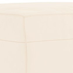 Banc Crème 70x35x41 cm Velours 