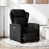 Fauteuil inclinable électrique Noir Tissu 