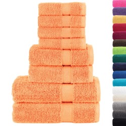 Ensemble de serviettes de qualité supérieure SOLUND 8pcs orange 