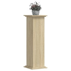Support pour plantes chêne sonoma 33x33x100cm bois d'ingénierie 