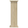 Support pour plantes chêne sonoma 33x33x100cm bois d'ingénierie 