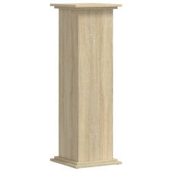 Support pour plantes chêne sonoma 33x33x100cm bois d'ingénierie 