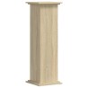 Support pour plantes chêne sonoma 33x33x100cm bois d'ingénierie 