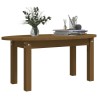 Table basse Marron miel 80x40x35 cm Bois massif de pin 
