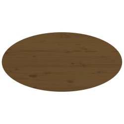 Table basse Marron miel 80x40x35 cm Bois massif de pin 