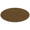 Table basse Marron miel 80x40x35 cm Bois massif de pin 