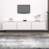 Meubles TV 3 pcs Blanc Bois massif de pin 