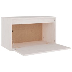 Meubles TV 3 pcs Blanc Bois massif de pin 