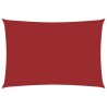 Voile de parasol tissu oxford rectangulaire 3x6 m rouge 